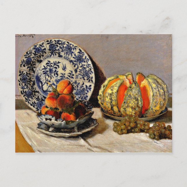 Postal Monet - Sigue la vida con el melón (Anverso)