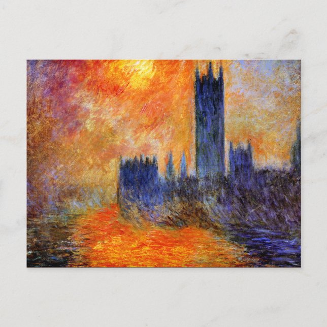 Postal Monet - Sol de la Cámara de Diputados (Anverso)