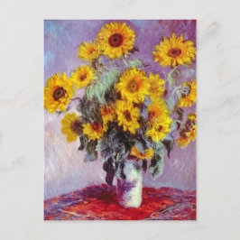 Postal Monet Sunflowers