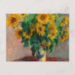 Postal Monet Sunflowers