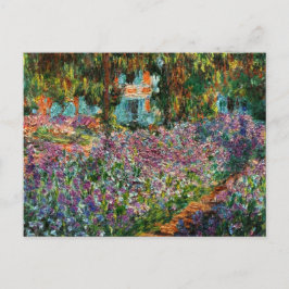 Postal Monet The Artist's Garden at Giverny