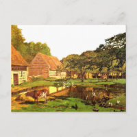 Monet - Un corral en Normandía