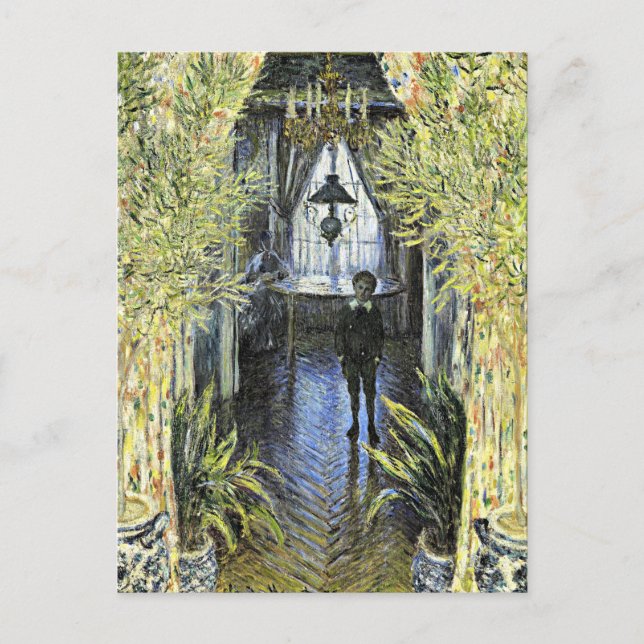 Postal Monet - Un rincón del apartamento (Anverso)