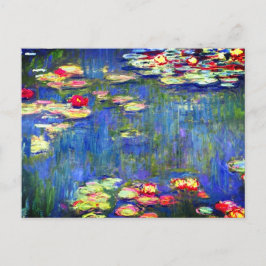 Postal Monet Water Lilies