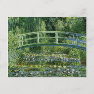 Postal MONET Water Lily Pond 1897