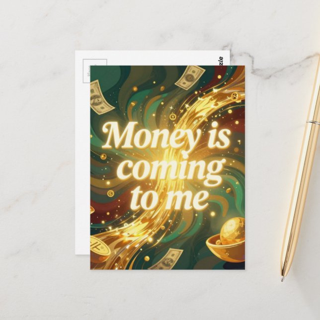Postal Money is coming to me positive affirmation  (Anverso/Reverso In Situ)
