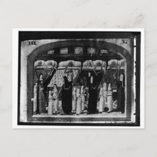 Postal Monjas cuidando a los enfermos en el Hotel Dieu