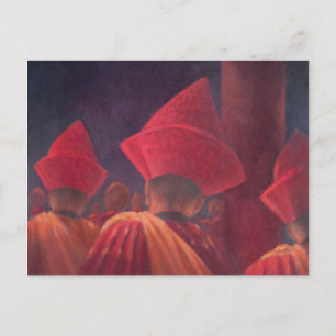 Postal Monjes budistas Bhután 2012
