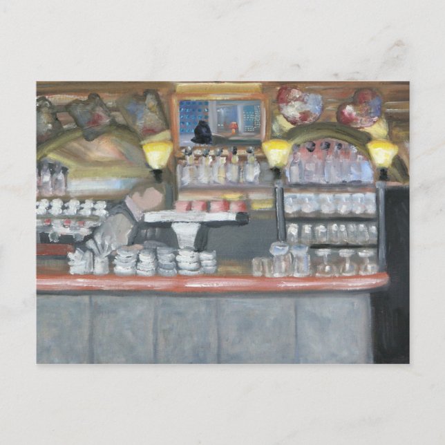 Postal Monkey Bar & La Palette (Anverso)