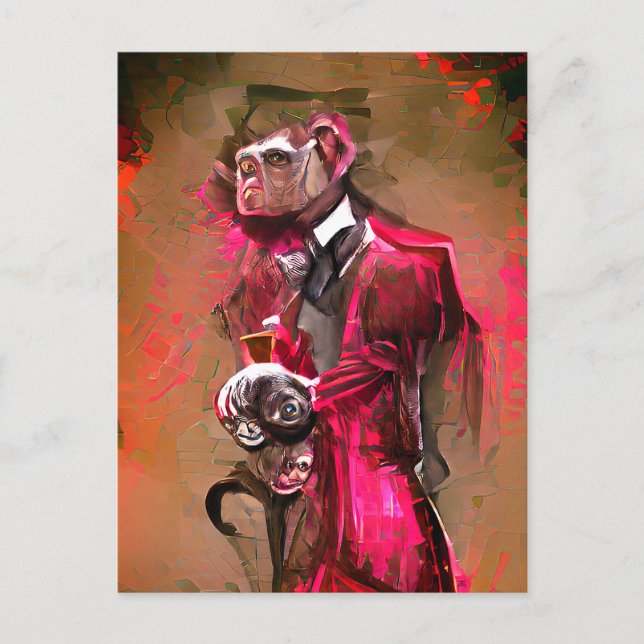 Postal Monkey Butler (Anverso)