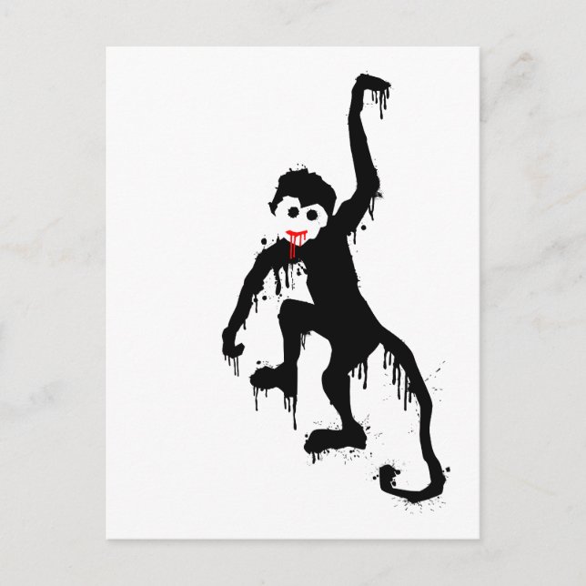 Postal monkey dripz (Anverso)