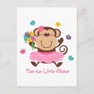 Postal Monkey Little Sister