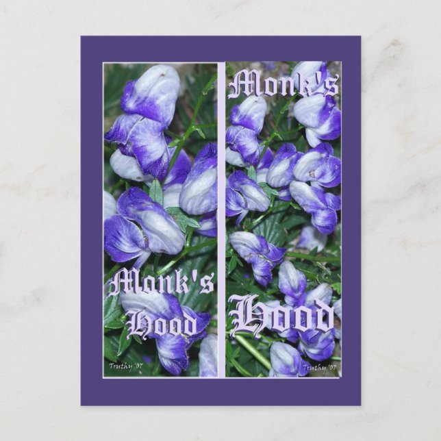 POSTAL MONKSHOOD BOOKMARKS (Anverso)