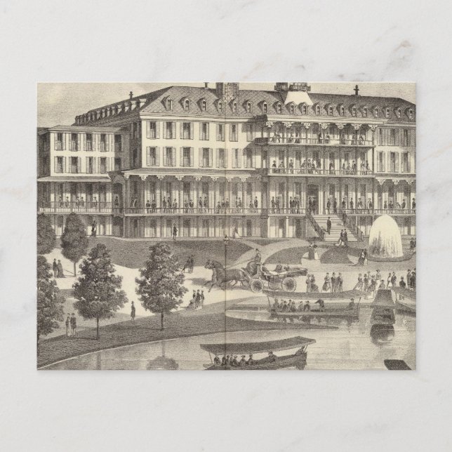 Postal Monmouth House, Spring Lake Beach, Nueva Jersey (Anverso)