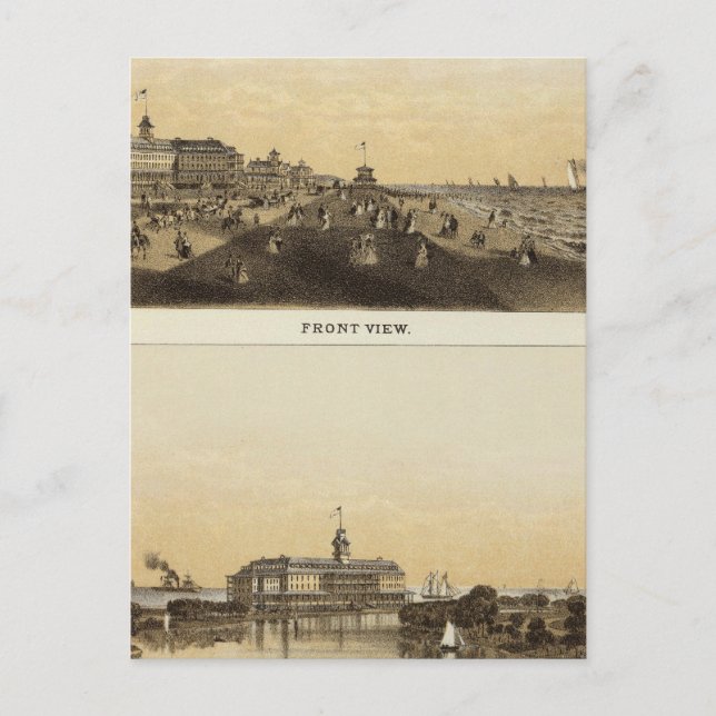 Postal Monmouth House, Spring Lake, NJ (Anverso)