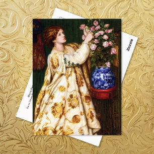 Postal Monna Rosa Dante Gabriel Rossetti