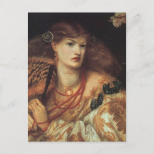 Postal Monna Vanetta por Rossetti