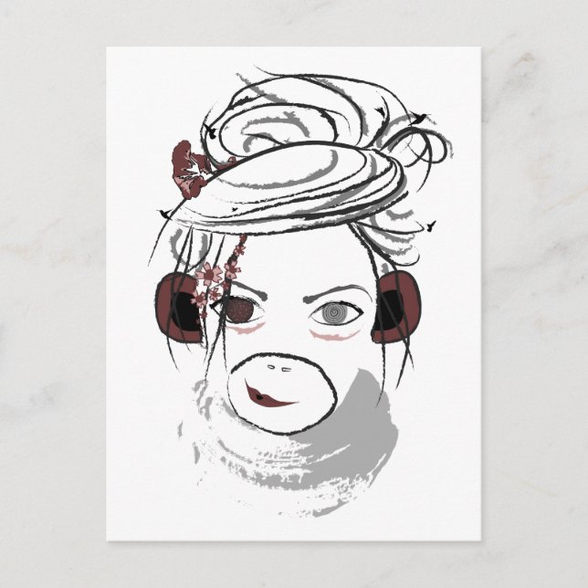 Postal mono. (Anverso)