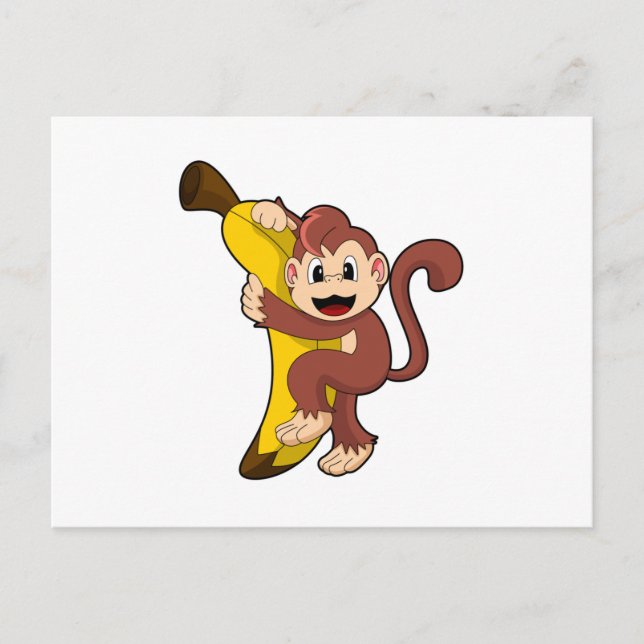 Postal Mono con banana (1).PNG (Anverso)