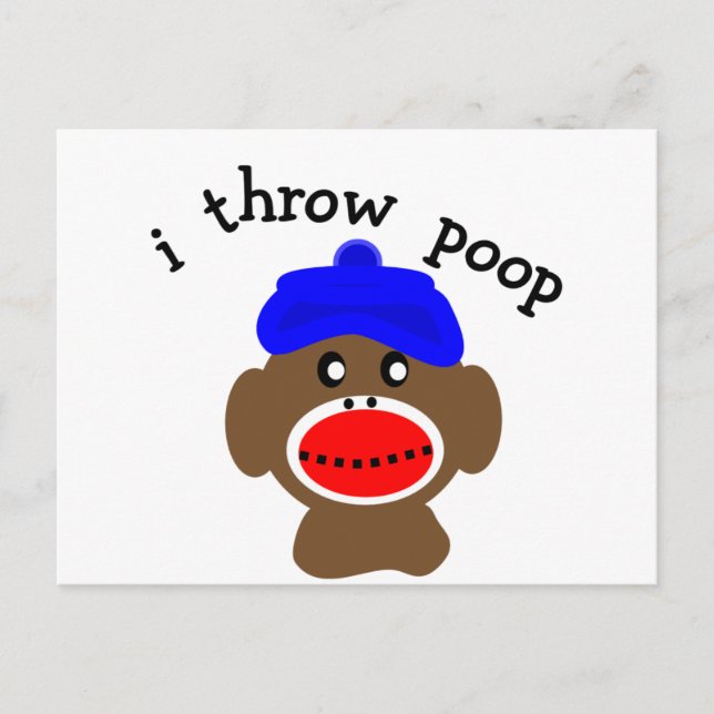 Postal Mono de carga "DARO POOP" (Anverso)