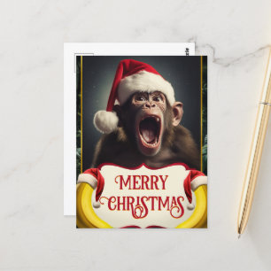 Postal Mono de los navidades