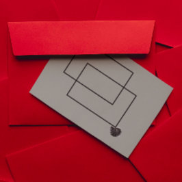 Postal Monocromo neutro de la vida marina de Japón