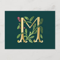 Monograma Fleur-de-lis M