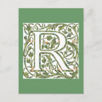 Monograma floral R