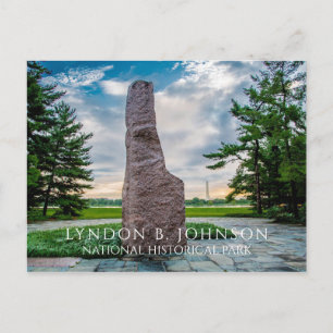 Postal Monolito de Lyndon B. Johnson, Arboleda conmemorat