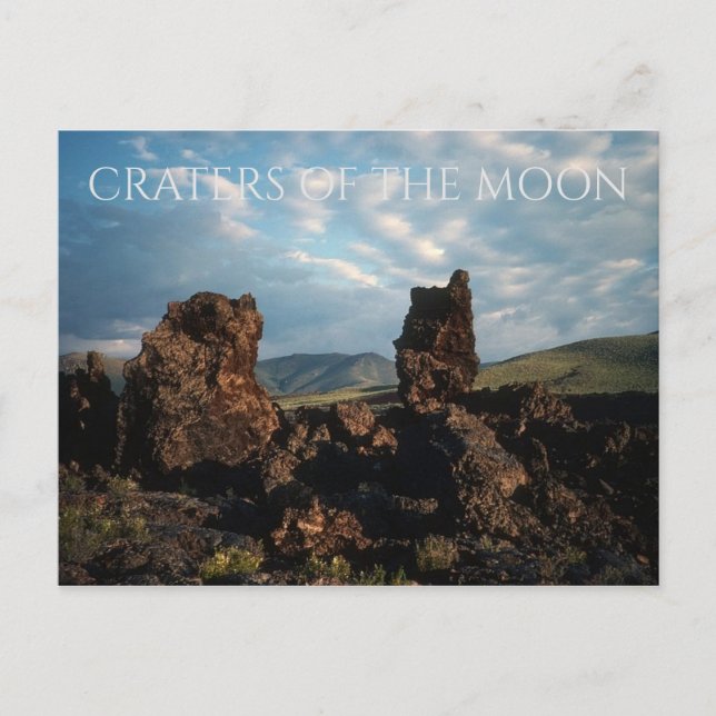 Postal Monolitos, sendero de caudal del cráter norte (Anverso)