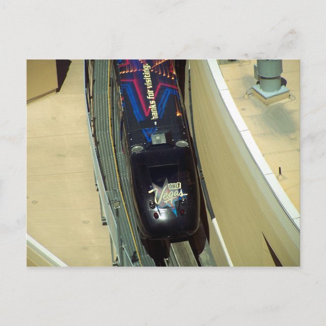 Postal Monorraíl de Las Vegas (Anverso)
