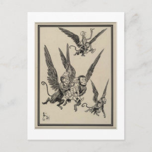 Postal Monos voladores