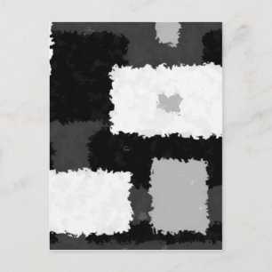 Postal Monotone en gris, negro y blanco