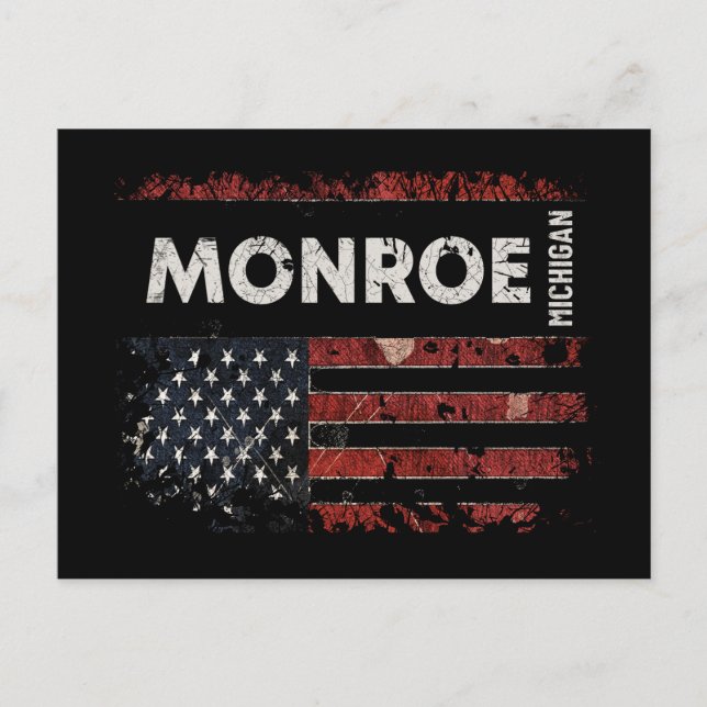 Postal Monroe Michigan (Anverso)