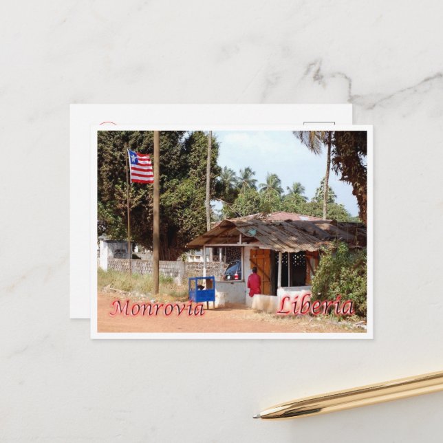 Postal Monrovia - Liberia - (Anverso/Reverso In Situ)