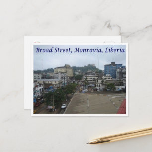 Postal Monrovia - Liberia - Broad Street -