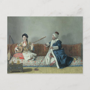 Postal Monsieur Levett y Mademoiselle Helene