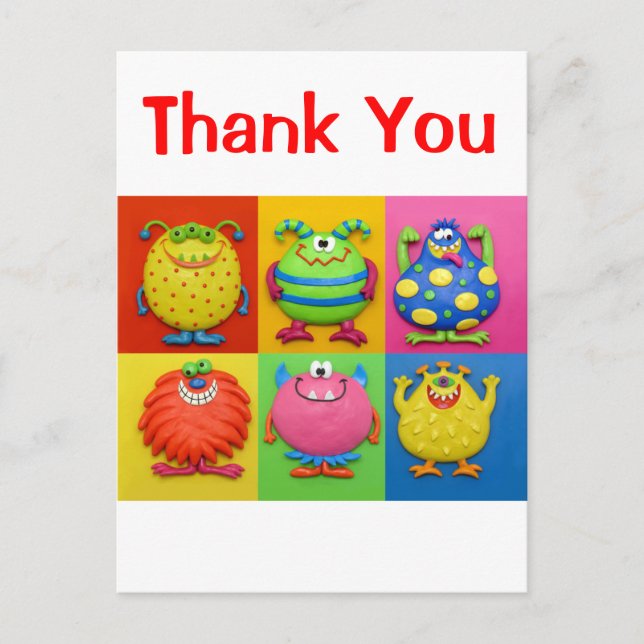 Postal Monster Fiesta (Anverso)