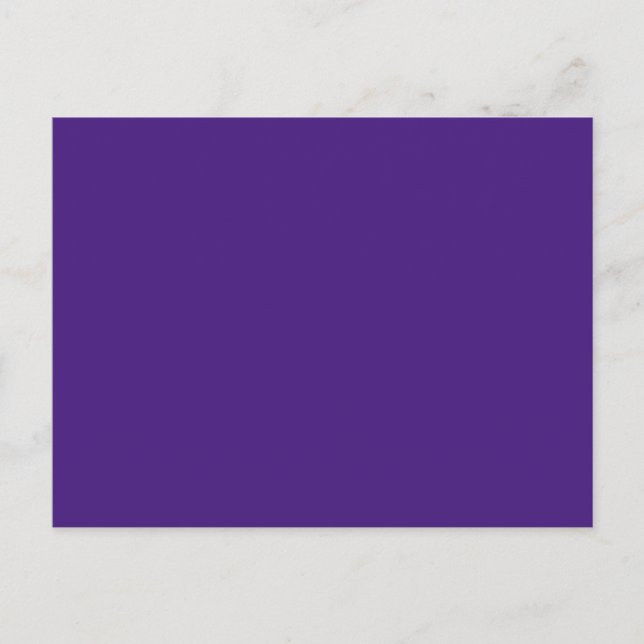 Postal Monster Purple Postcard (Anverso)