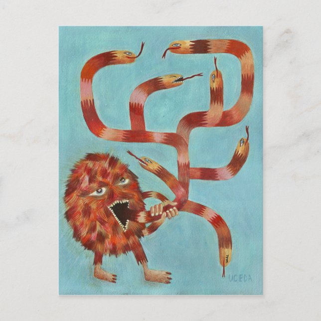 Postal Monsterbación (Anverso)