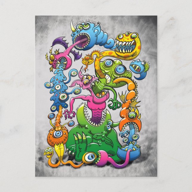 Postal Monstrously Messy (Anverso)