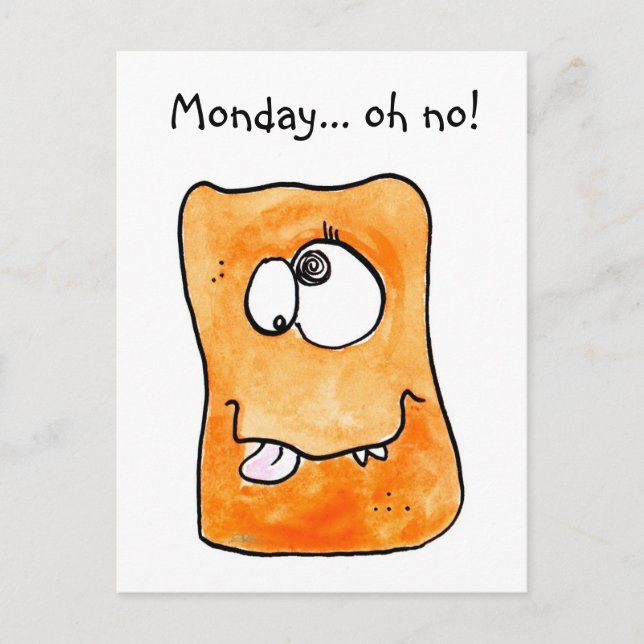 Postal Monstruo (Anverso)