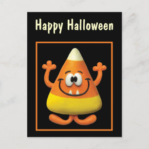 Postal Monstruo de Candy Corn