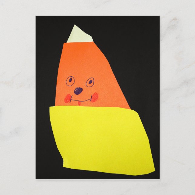 Postal Monstruo de Candy Corn (Anverso)