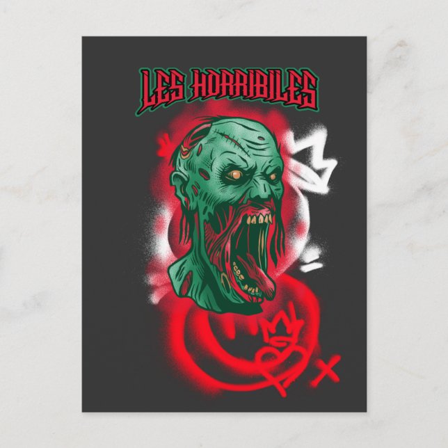 Postal Monstruo de Horridios Halloween (Anverso)