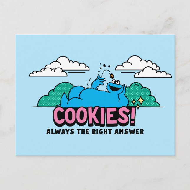 Postal Monstruo de las Galletas | Las Galletas Siempre So (Anverso)