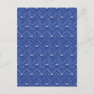 Postal Monstruo de las Galletas   Patrón Retro de los 80