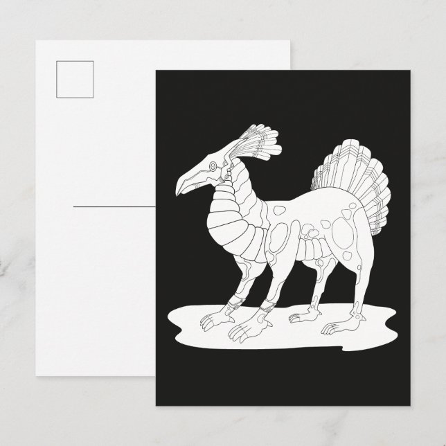 Postal Monstruo de Metal (Anverso / Reverso)