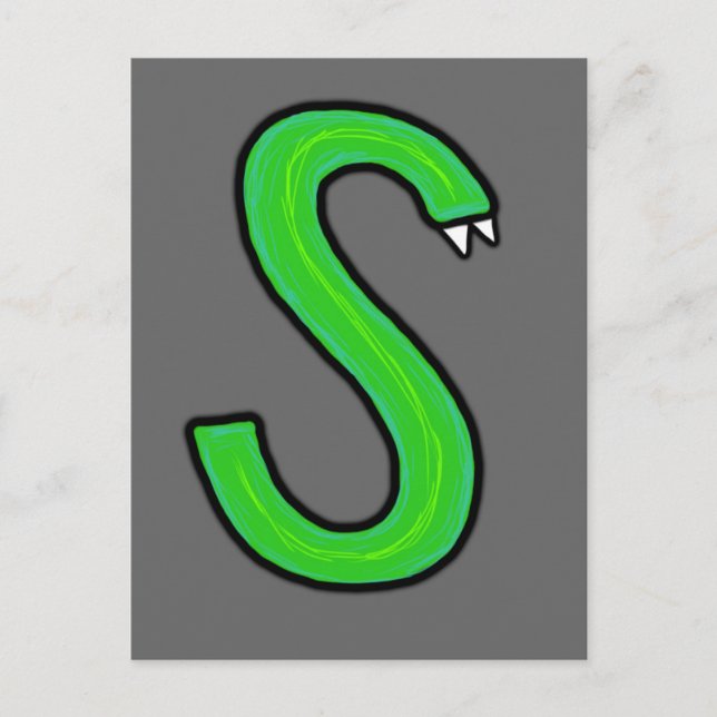 Postal Monstruo de S (Anverso)