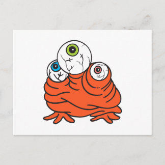 Postal monstruo de tres ojos